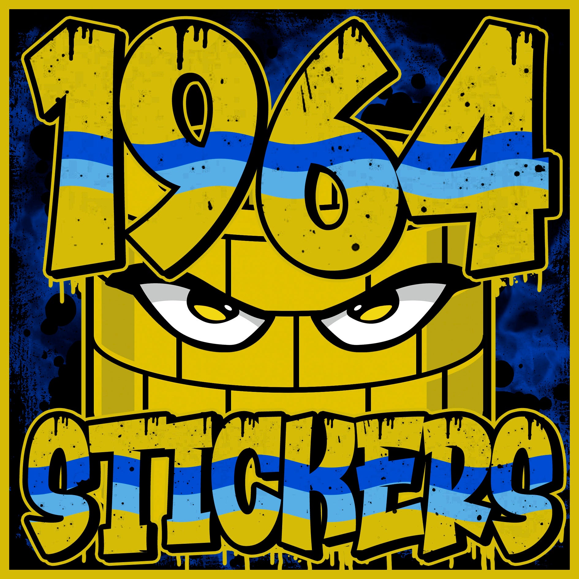 Sur brønd sticker 50 stk