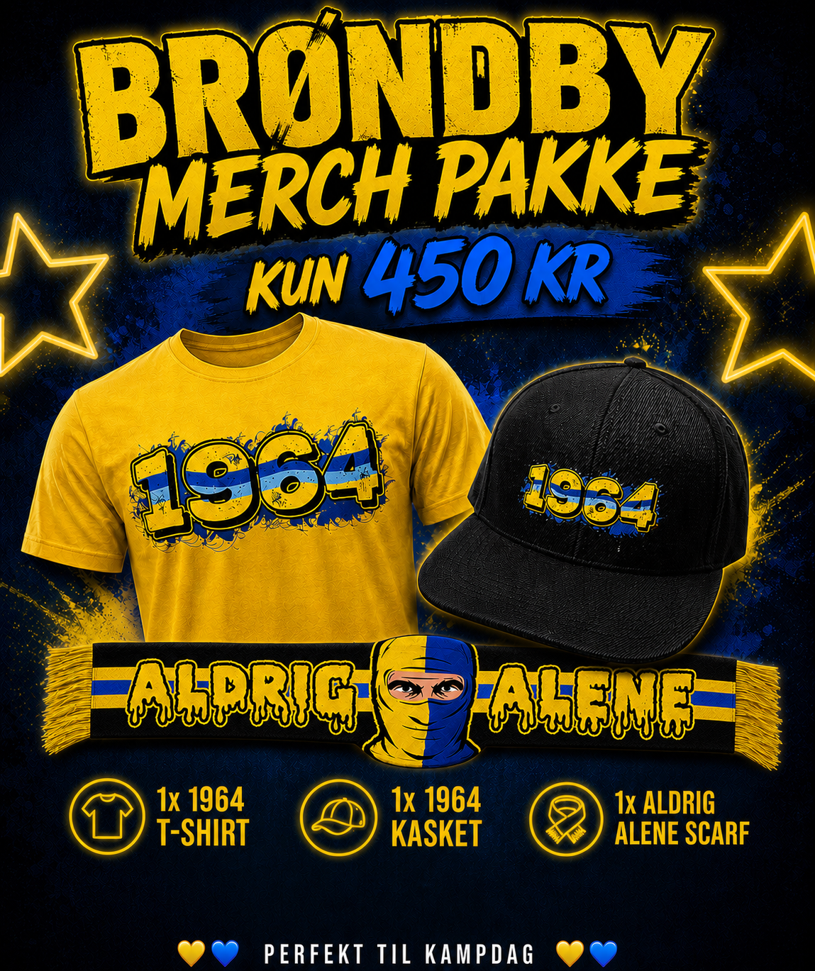 Brøndby Merch Pakke