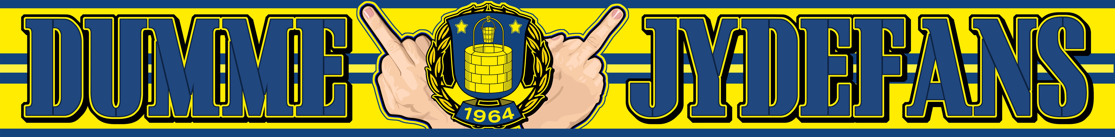 Dumme jydefans scarf