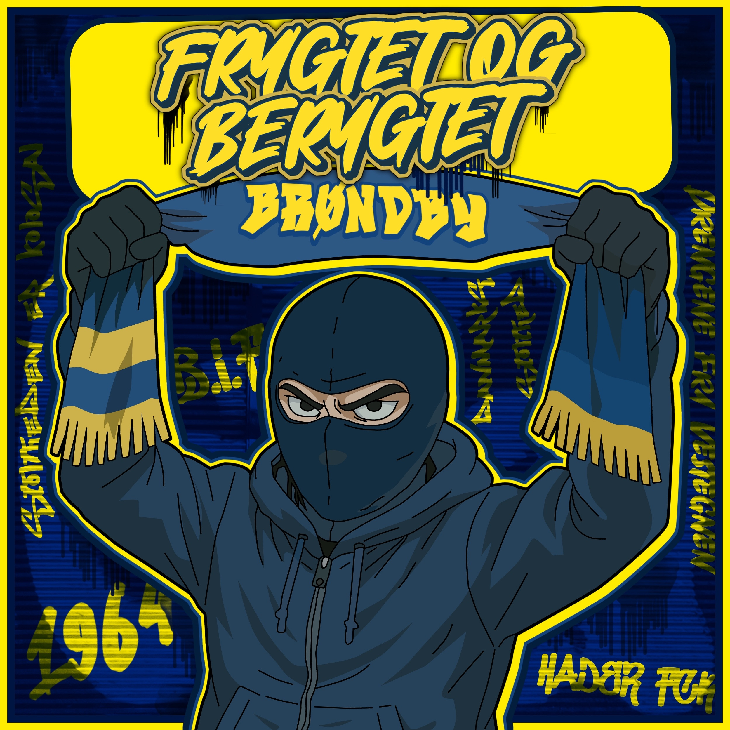 Frygtet og berygtet sticker 50 stk