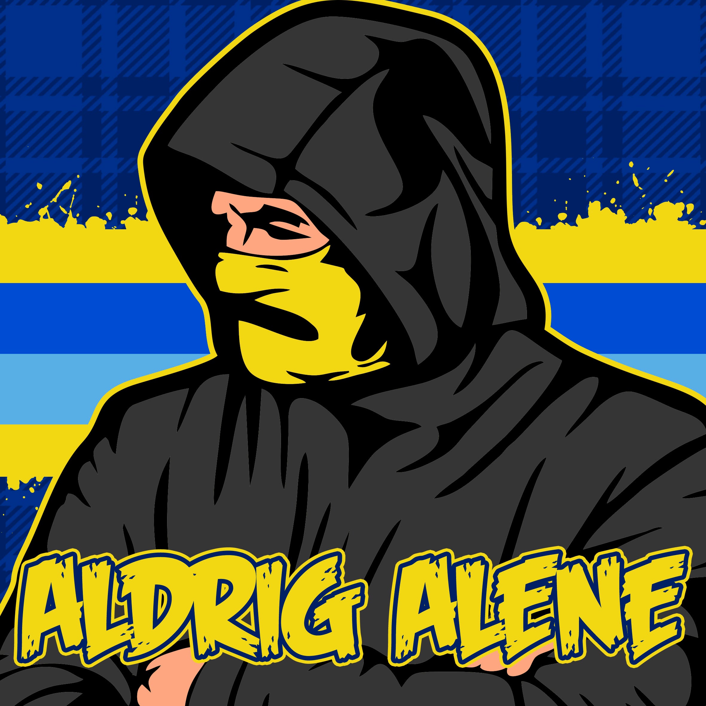 Aldrig alene sticker 50 stk