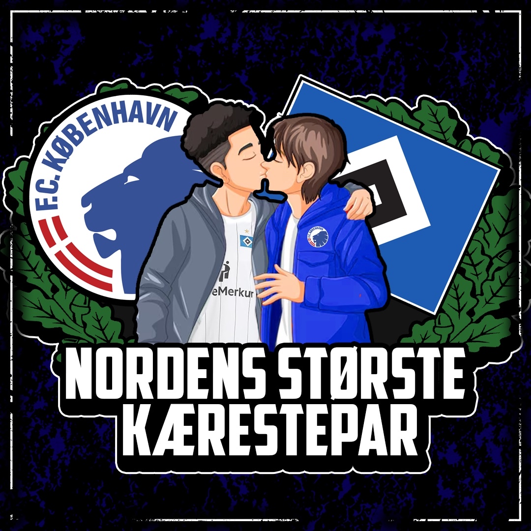 Nordens største kærestepar sticker 50 stk